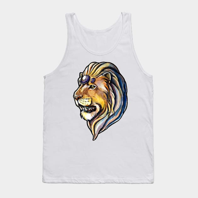 watercolor drawing "amethyst lion" Tank Top by LsK House